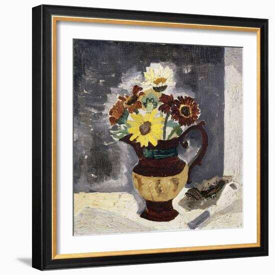 Daisies in a Lustre Jug, St. Ives-Christopher Wood-Framed Giclee Print