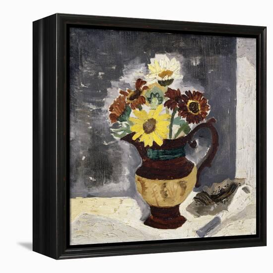 Daisies in a Lustre Jug, St. Ives-Christopher Wood-Framed Premier Image Canvas