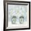 Daisies In Jars 4-Patti Bishop-Framed Art Print
