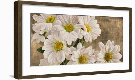 Daisies in the Moonlight-Jenny Thomlinson-Framed Art Print