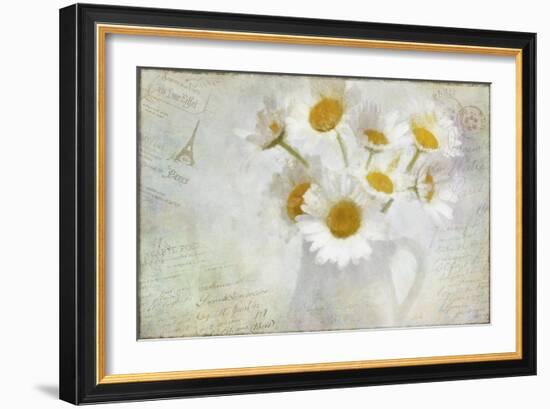 Daisies Paris Vintage-Cora Niele-Framed Giclee Print