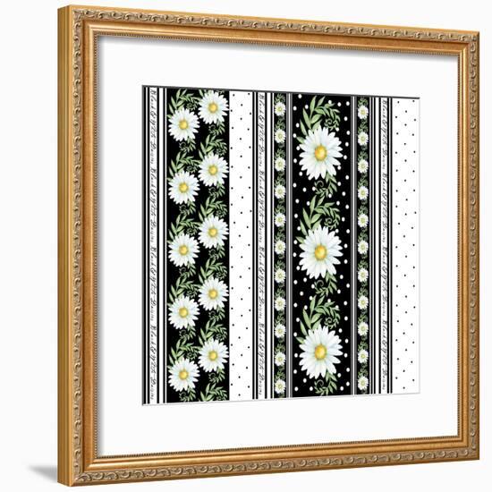 Daisies Pb-Maria Trad-Framed Giclee Print