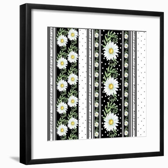 Daisies Pb-Maria Trad-Framed Giclee Print