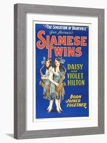 Daisy and Violet Hilton, 1920-null-Framed Art Print