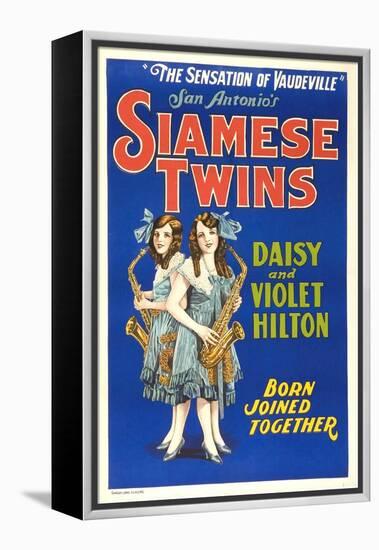 Daisy and Violet Hilton, 1920-null-Framed Stretched Canvas