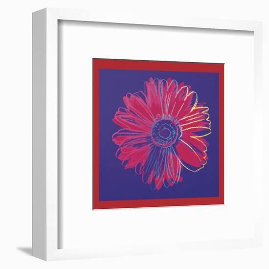 Daisy, c.1982  (blue and red)-Andy Warhol-Framed Art Print