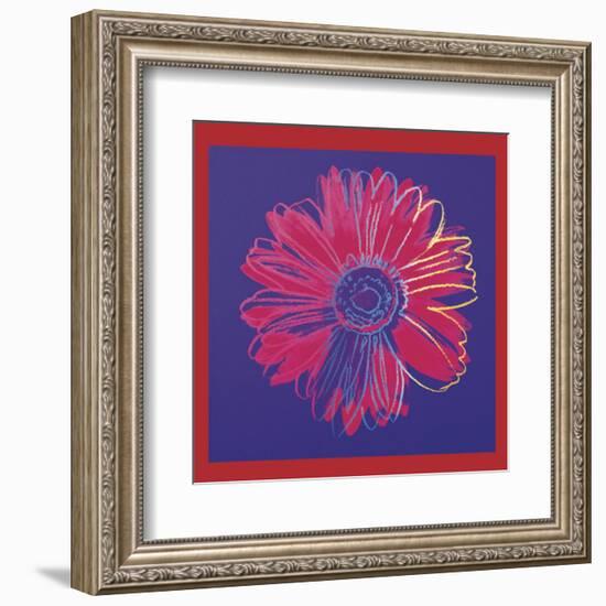 Daisy, c.1982  (blue and red)-Andy Warhol-Framed Art Print