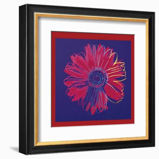 Daisy, c.1982 (Blue and Red)-Andy Warhol-Framed Giclee Print