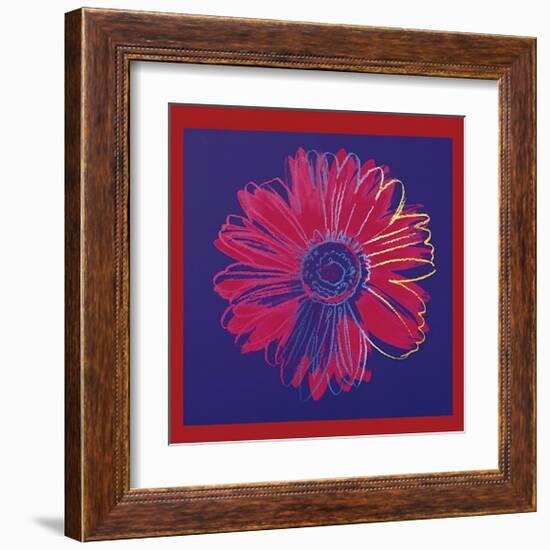 Daisy, c.1982 (Blue and Red)-Andy Warhol-Framed Giclee Print