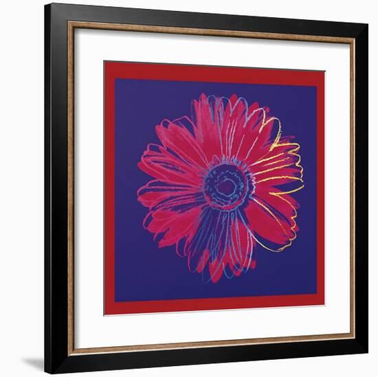 Daisy, c.1982 (Blue and Red)-Andy Warhol-Framed Giclee Print