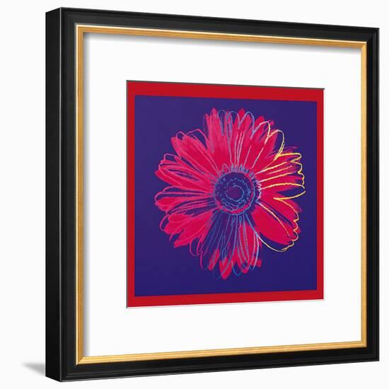 Daisy, c.1982 (Blue and Red)-Andy Warhol-Framed Art Print