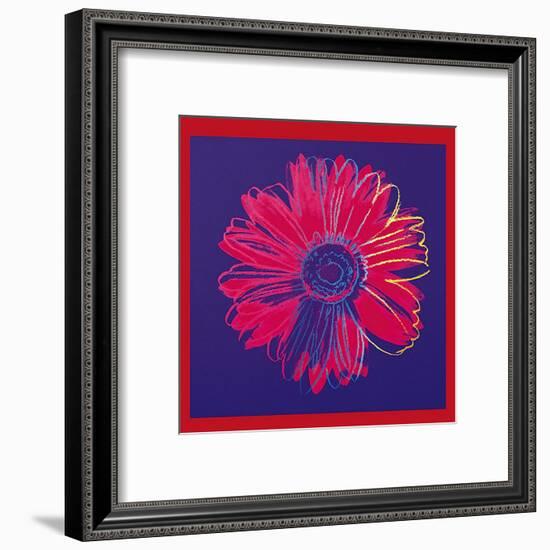 Daisy, c.1982 (Blue and Red)-Andy Warhol-Framed Art Print