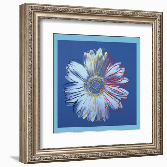 Daisy, c.1982  (blue on blue)-Andy Warhol-Framed Art Print