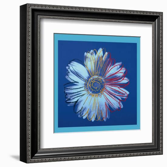 Daisy, c.1982 (Blue on Blue)-Andy Warhol-Framed Giclee Print