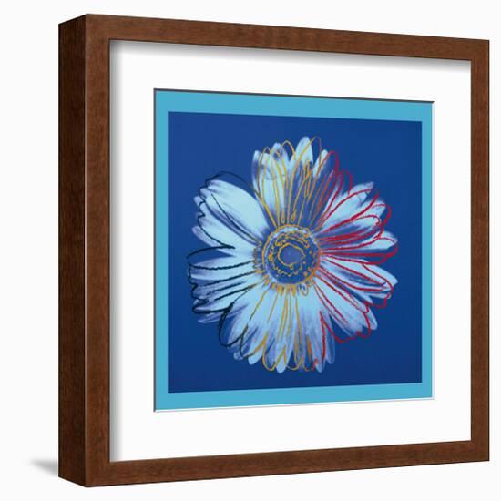 Daisy, c.1982 (Blue on Blue)-Andy Warhol-Framed Giclee Print