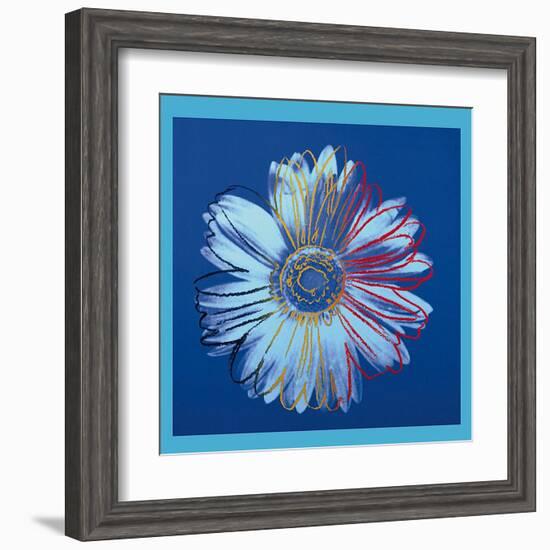 Daisy, c.1982 (Blue on Blue)-Andy Warhol-Framed Art Print