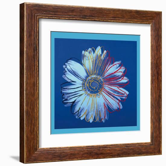 Daisy, c.1982 (Blue on Blue)-Andy Warhol-Framed Art Print