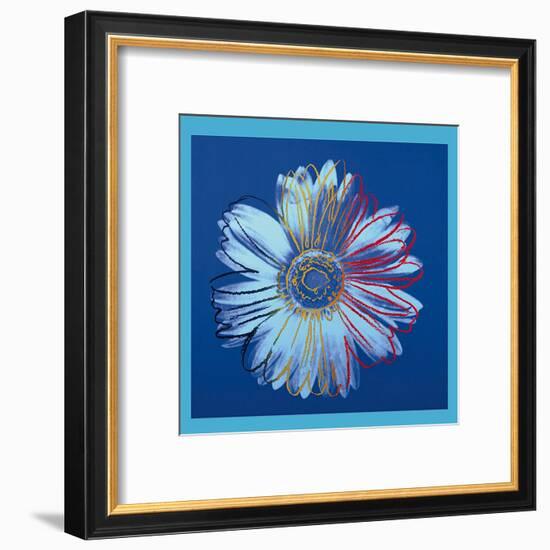 Daisy, c.1982 (Blue on Blue)-Andy Warhol-Framed Art Print