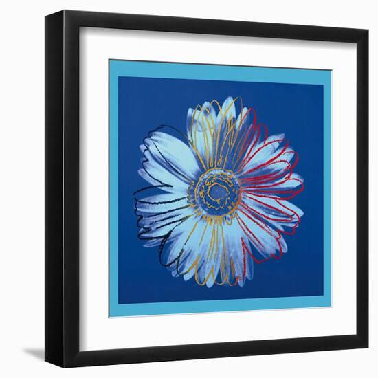 Daisy, c.1982 (Blue on Blue)-Andy Warhol-Framed Art Print