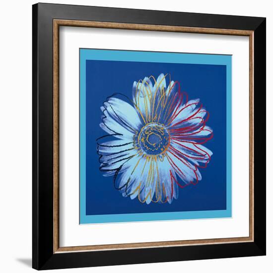 Daisy, c.1982 (Blue on Blue)-Andy Warhol-Framed Art Print