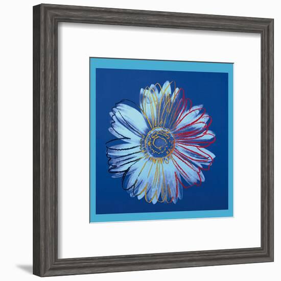 Daisy, c.1982 (Blue on Blue)-Andy Warhol-Framed Art Print