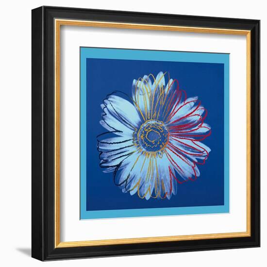 Daisy, c.1982 (Blue on Blue)-Andy Warhol-Framed Art Print