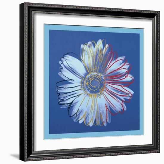 Daisy, c.1982 (blue on blue)-Andy Warhol-Framed Art Print