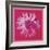 Daisy, c. 1982 (crimson and pink)-Andy Warhol-Framed Art Print