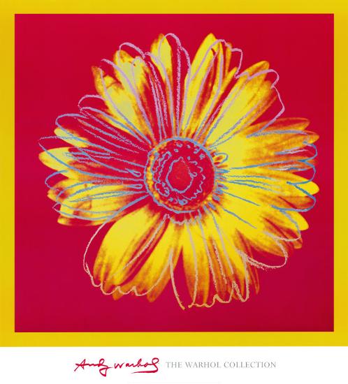 Daisy, c.1982 (Fuchsia and Yellow)-Andy Warhol-Framed Print Mount