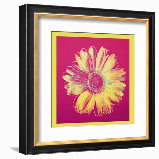 Daisy, c.1982 (Fuschia and Yellow)-Andy Warhol-Framed Art Print