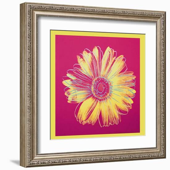 Daisy, c.1982 (Fuschia and Yellow)-Andy Warhol-Framed Art Print