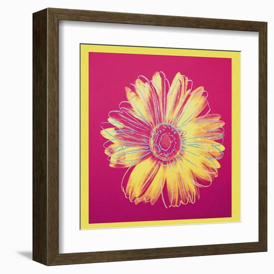 Daisy, c.1982 (Fuschia and Yellow)-Andy Warhol-Framed Art Print