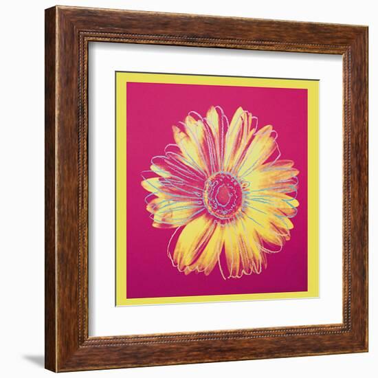 Daisy, c.1982 (Fuschia and Yellow)-Andy Warhol-Framed Art Print