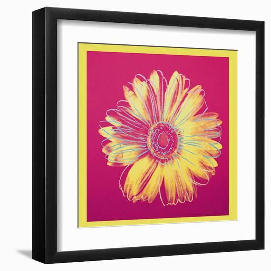 Daisy, c.1982 (Fuschia and Yellow)-Andy Warhol-Framed Art Print