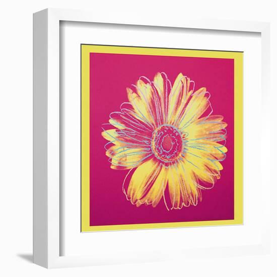 Daisy, c.1982 (Fuschia and Yellow)-Andy Warhol-Framed Art Print