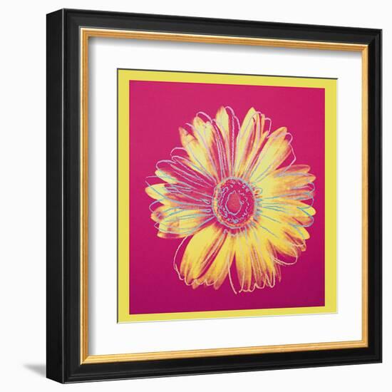 Daisy, c.1982 (Fuschia and Yellow)-Andy Warhol-Framed Art Print