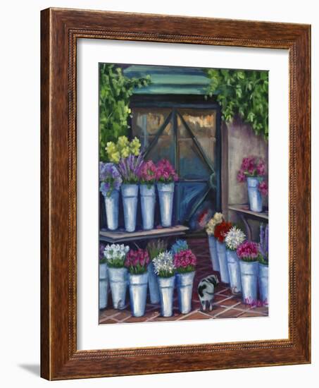 Daisy Flower Shopping-Marnie Bourque-Framed Giclee Print