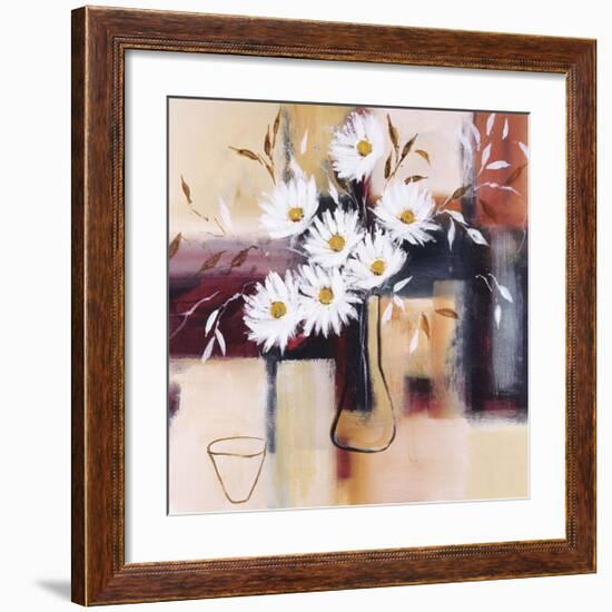 Daisy Impressions I-Natasha Barnes-Framed Giclee Print