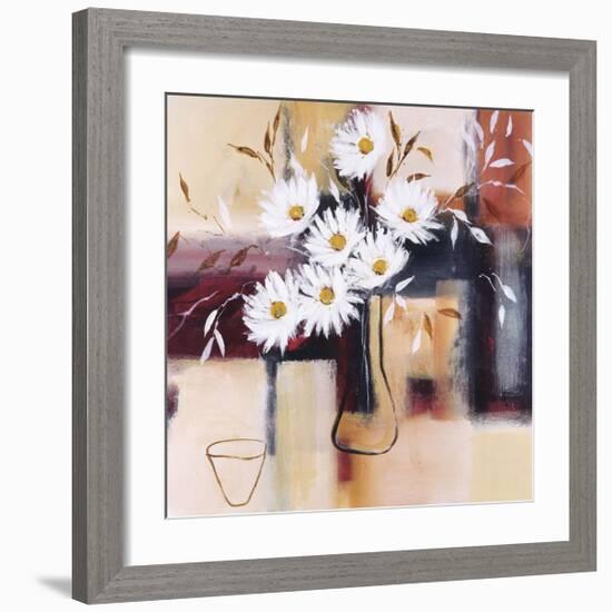 Daisy Impressions I-Natasha Barnes-Framed Giclee Print