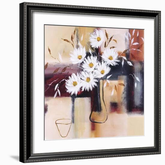 Daisy Impressions I-Natasha Barnes-Framed Giclee Print