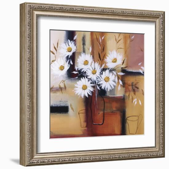 Daisy Impressions II-Natasha Barnes-Framed Giclee Print