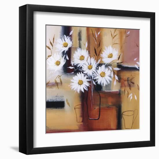 Daisy Impressions II-Natasha Barnes-Framed Giclee Print