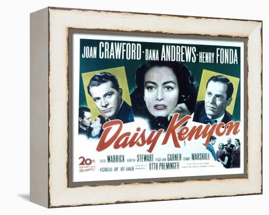 Daisy Kenyon, Dana Andrews, Joan Crawford, Henry Fonda, 1947-null-Framed Stretched Canvas