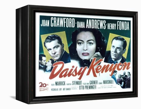 Daisy Kenyon, Dana Andrews, Joan Crawford, Henry Fonda, 1947-null-Framed Stretched Canvas