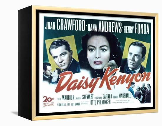 Daisy Kenyon, Dana Andrews, Joan Crawford, Henry Fonda, 1947-null-Framed Stretched Canvas