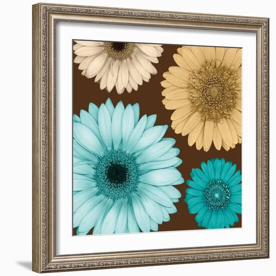 Daisy Quartet I-Lindsay Blake-Framed Art Print