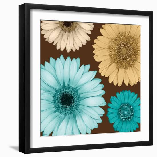 Daisy Quartet I-Lindsay Blake-Framed Art Print