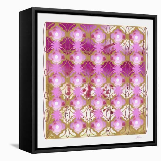 Daisy Trellis-Pamela A. Johnson-Framed Premier Image Canvas