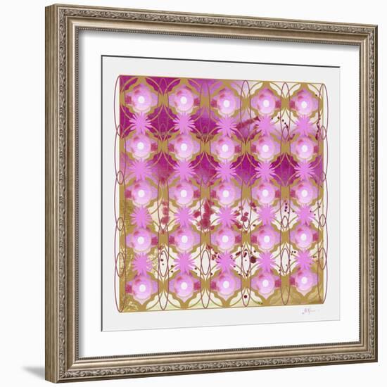 Daisy Trellis-Pamela A. Johnson-Framed Giclee Print