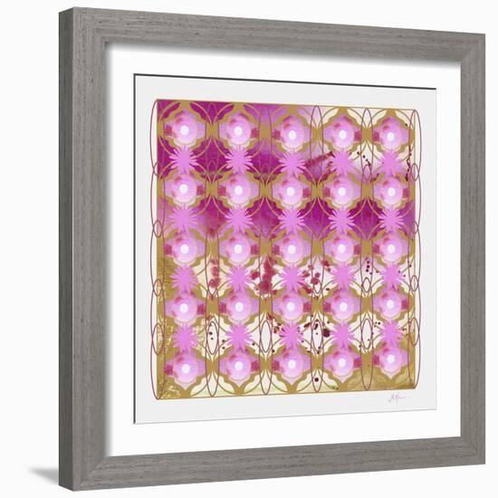 Daisy Trellis-Pamela A. Johnson-Framed Giclee Print